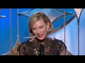 Cate Blanchett Acceptance Speech - Wins Golden Globe Awards 2014