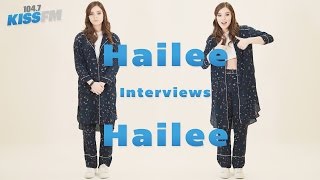 Hailee Steinfeld Interviews Hailee Steinfeld