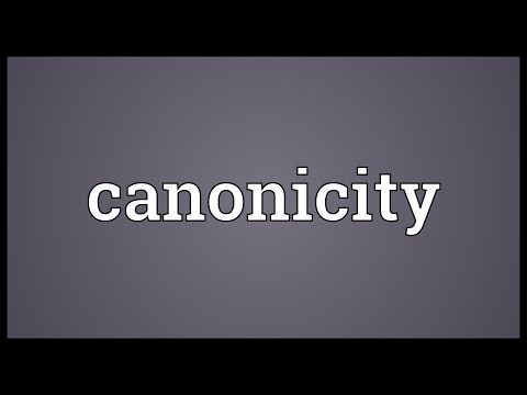 Header of canonicity