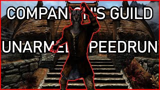 Skyrim Speedrun But I Cant Use Any Weapons.