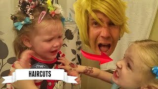 The Day I Became a Hair Stylist! Trinity Shows her New Hairdresser Talent