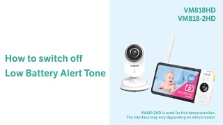 Low Battery Alert Tone - Vtech Vm818Hd