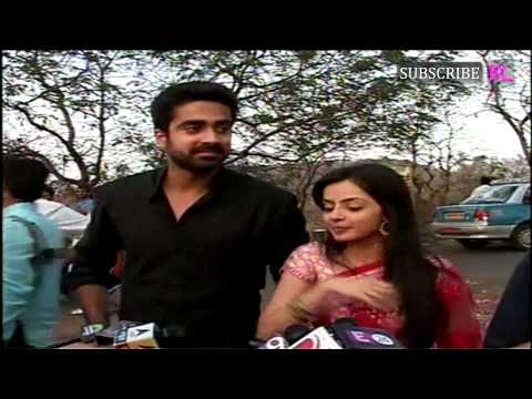 On location of serial Iss Pyaar Ko Kya Naam Doon 24th March |...