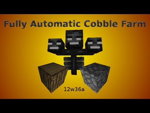 Minecraft 1.3.2 | How to make a FULLY Automatic Wheat Farm (TUTORIAL 