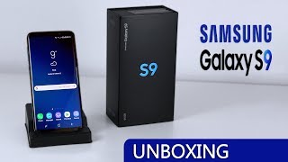 02. Samsung Galaxy S9 Unboxing Startup First setup