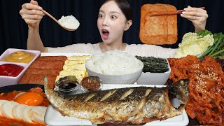 집밥특집 생선구이 & 제육볶음 백반 먹방 Korean Home Food Grilled Fish Stir-Fried Y Pork Mukbang Asmr Ssoyoung
