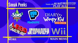 Fanmade Sneak Peeks Menu