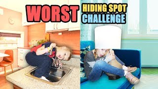 Last To Be Found In The Worst Hiding Place Wins Hide And Seek Game