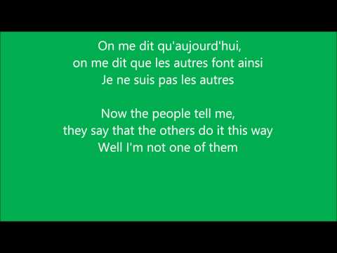 Celine Dion - Pour Que Tu M'aimes Encore (with English Lyrics In Tune With Song)