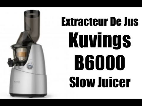 Extracteur de jus Kuvings Whole Slow Juicer - YouTube