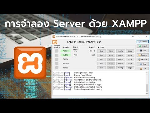 สอนการจำลอง Server ด้วย XAMPP แบบฉบับ 2019