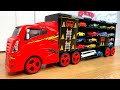 36 type Tomica & big red truck! Cars Transportation by Truck Hot Wheels Welly Red Truck