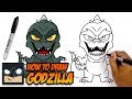 HOW TO DRAW GODZILLA | 2019 | STEP BY STEP TUTORIAL