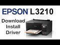 How to Download and Install Driver on Epson L3210 Without CD