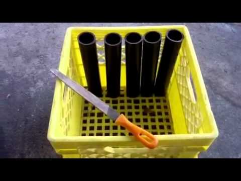 Kayak milk crate rod holder - YouTube