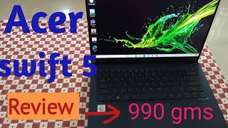 My New Laptop Acer Swift 5 L Review Of Acer Swift 5 I7 10Th Generation Laptop In Hindi