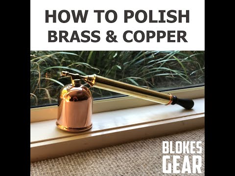 Metal Polishing/Buffing Brass and Copper (Antique Restoration - Rega Sprayer)
