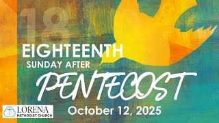 Lorena Mc Worship Service - October 12, 2025 - 1045 A.m.