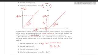 Nonlinear Analysis of a Linear Model