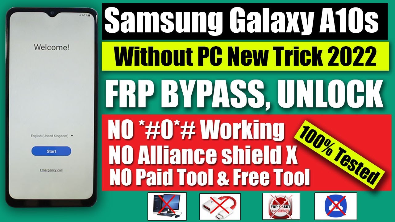 Samsung A10s FRP Bypass Any Android Version Without PC | Samsung A10s FRP Bypass Any Android Version Without PC |
