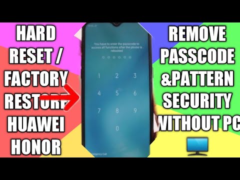 How to hard reset huawei honor 7x |Honor 7x Pattern How to hard reset huawei honor 7x |Honor 7x Pattern