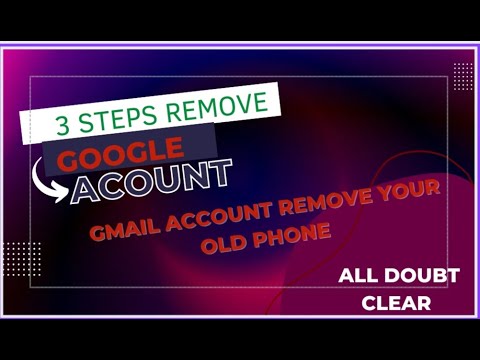 Remove Google account in 3 step || Gmail account remove Remove Google account in 3 step || Gmail account remove
