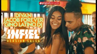 Divan Jacob Forever Gino Latino Dj - Infiel (Salsa Version) Lyric Video Deflores Challenge