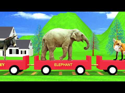 The Animal Train | HD Animation