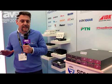 ISE 2019: Netgear Shows the M4300-96X Managed Switch on the SDVoE Alliance Stand