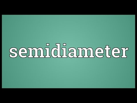 Header of semidiameter