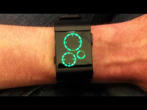 Kisai Satellite Black Green LED Watch Design From Tokyoflash Japan