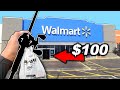 $100 Walmart Fishing Challenge!! (2022) Actually Surprising!