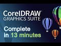 CorelDRAW - Tutorials for Beginners in 13 MINUTES!  [ COMPLETE ]