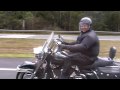 Soaking Wet Harley Rider In Dodgy Wet Weather Gear