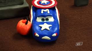 Mater and Lightning McQueen Trick Or Treat for Halloween