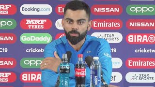 Virat Kohli Post Match Press Conference After New Zealand beat India by 18 runs to enter final #CWC