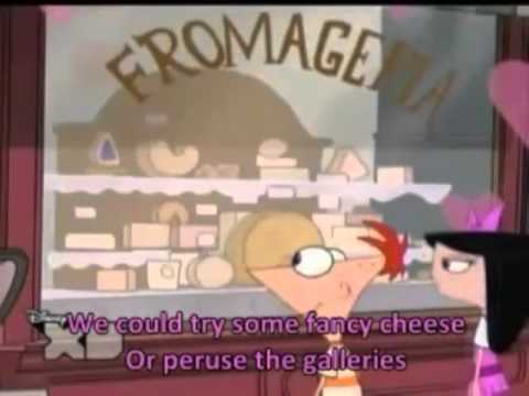 Phineas and Ferb - In the City of Love (Karaoke)