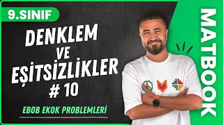 Ekok - Ebob Problemleri Denklem Ve Eşitsizlikler 10 9.Sinif Matemati̇k Matbook 2024