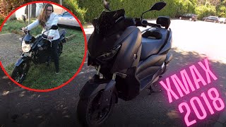 Yamaha Xmax 125 Triple Black Full Ligne Akrapovic