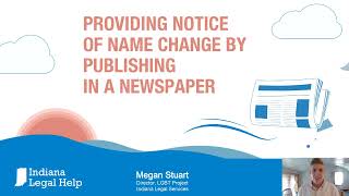 How To Publish Notice Of Name Change