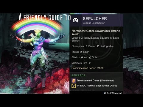 A friendly guide to the Sepulcher Lost Sector on Legend difficulty