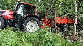 Cat 308E And Valtra N123 - Fighting The Jungle