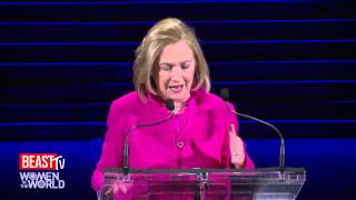 Hillary: 'Let's Keep Fighting' For Women