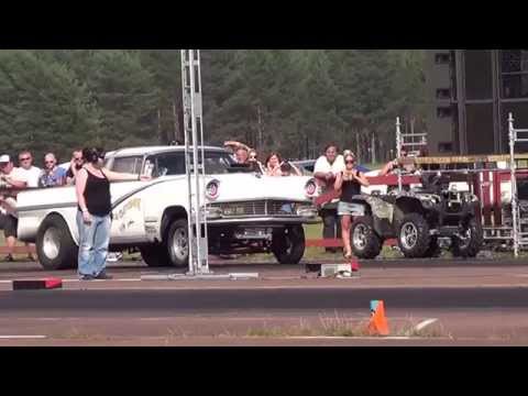 Orsa Drag Fest 2014 1956 Ford Crown Victoria gasser