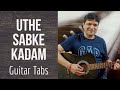 Uthe Sabke Kadam Easy Guitar Tabs | @chitranshisir