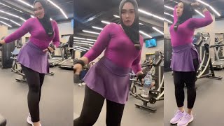 Hijab Style Try On Fashion Olah Raga Wanita Rok Legging Atasan Ada Bonus Dari Ta