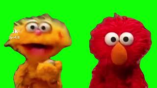 Elmo Zoning Out Meme Green Screen