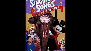 Digitized Closing To Disneys Singalong Songs Lets Go To The Circus Uk Vhs