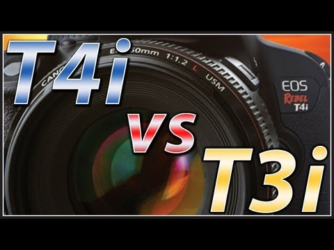 Canon T4i vs T3i | 650D vs 600D | Camera Comparison Video Tutorial
