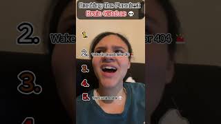 Ranking The Funniest Brain Glitches